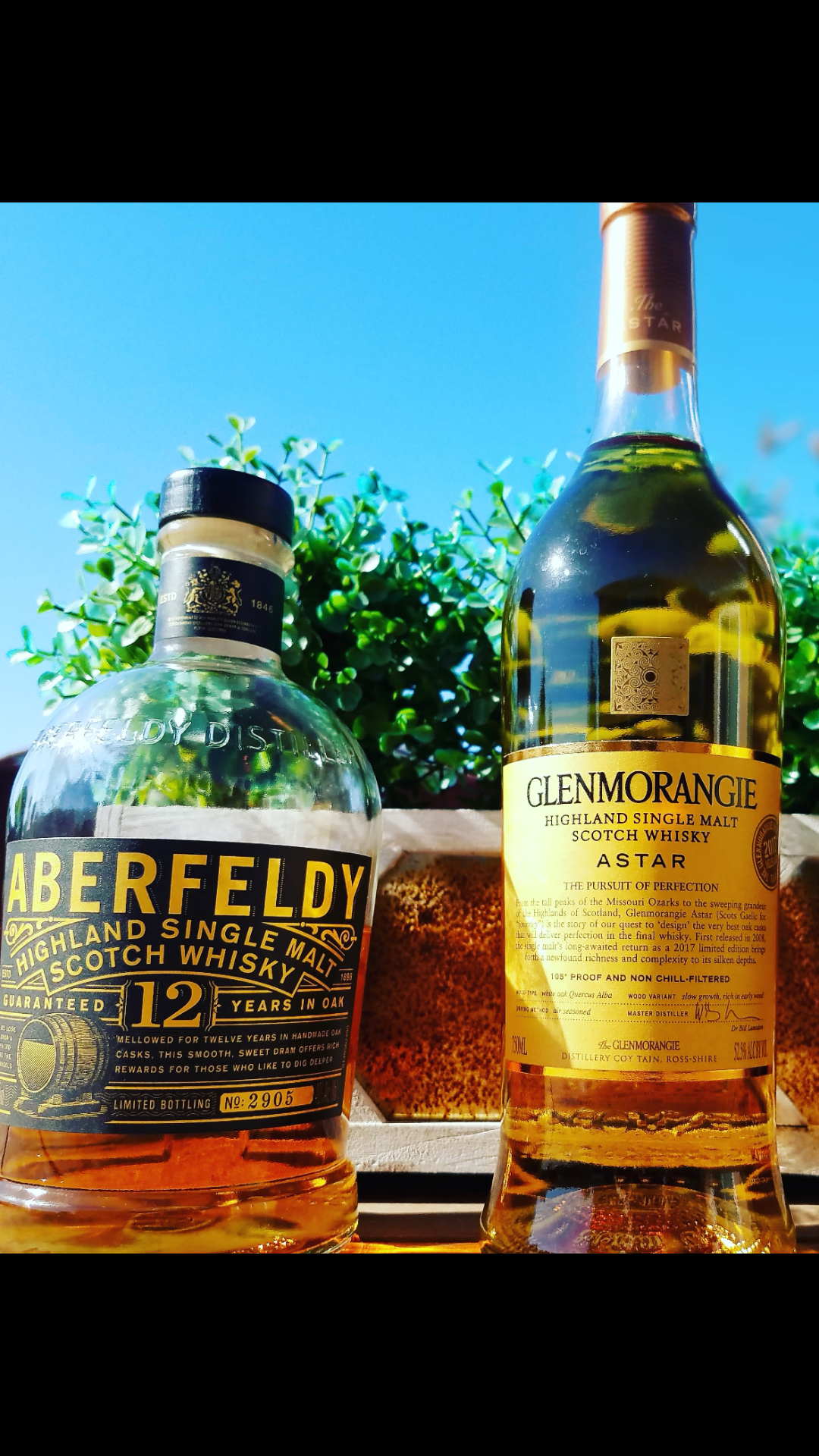 Read more about the article Aberfeldy and Glenmorangie (a twofur)