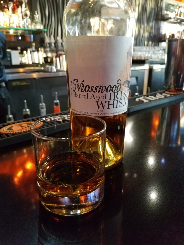 The Whiskey Noob review Mosswood Barrel Aged Irish Whiskey
