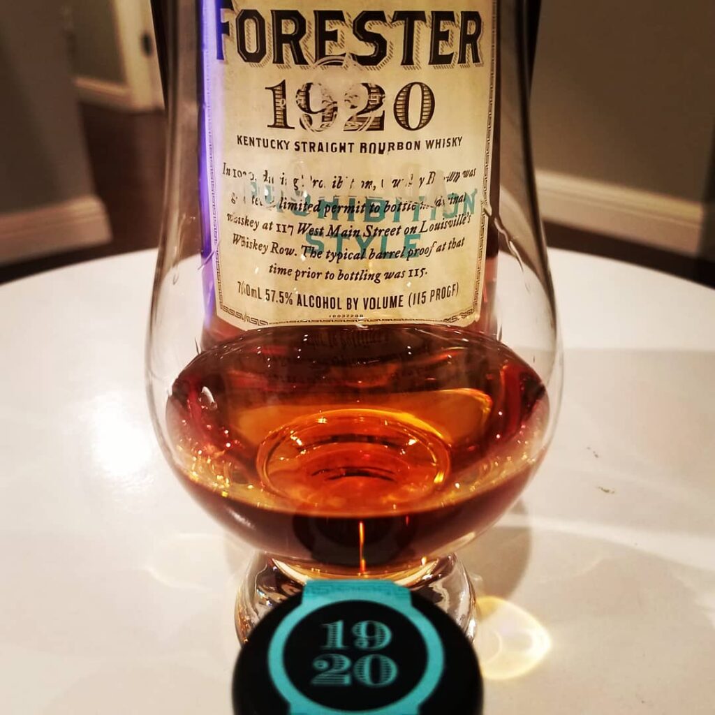 The Whiskey Noob Review Old Forester 1920 Prohibition Style