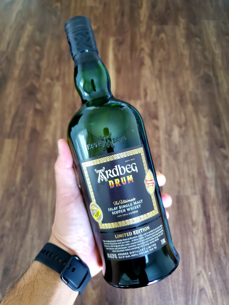 The Whiskey Noob review Ardbeg Drum